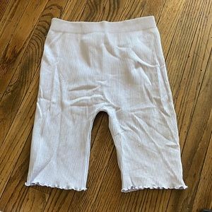 zara bike shorts lavender